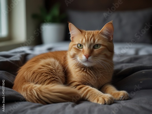 Wallpaper Mural chilling with ginger cat Torontodigital.ca