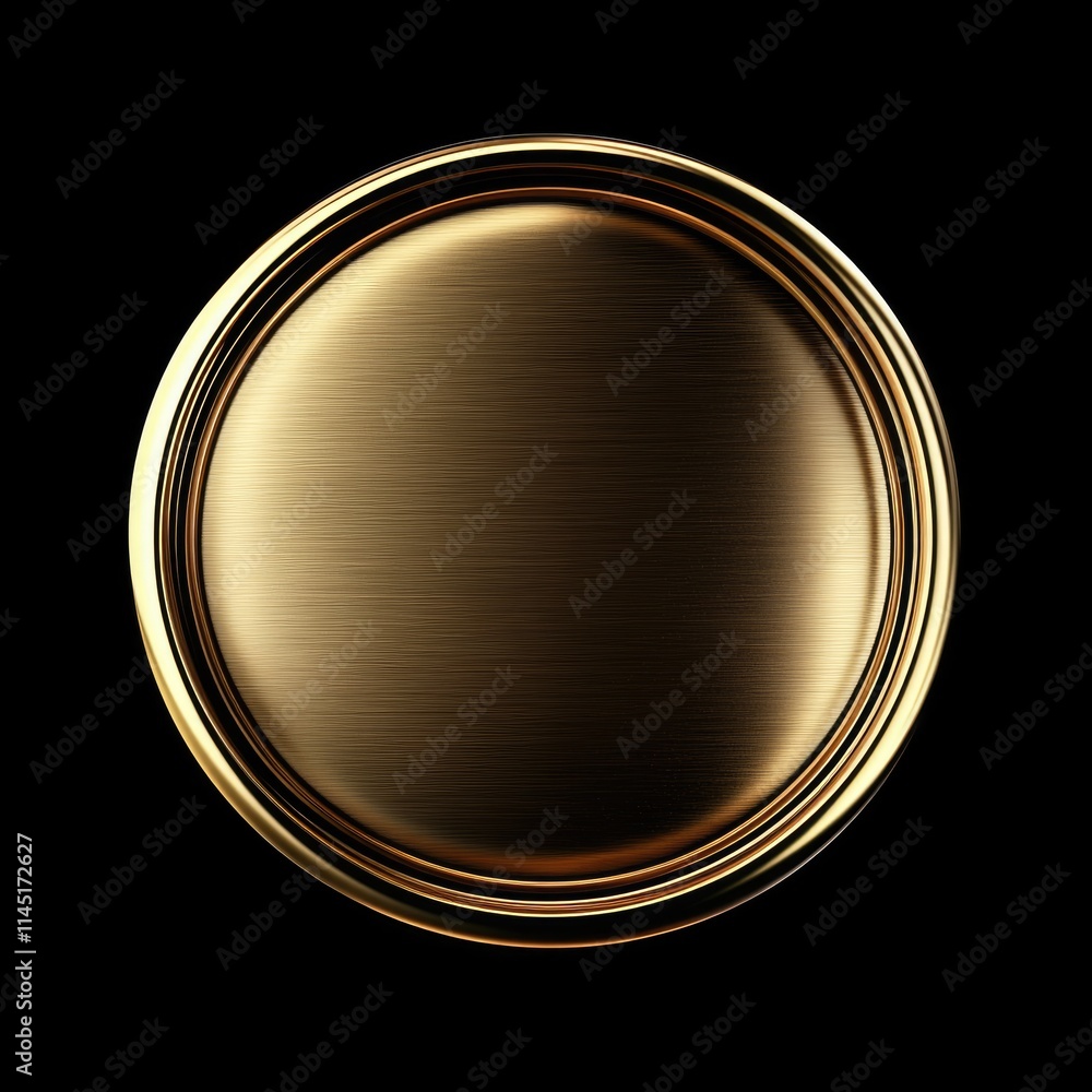 Shiny Gold Award Emblem on Dark Canvas for Celebratory Business Offerings and Special Occasions Shiny Gold Award Emblem on Dark Canvas for Celebratory Business Offerings and Special Occasions