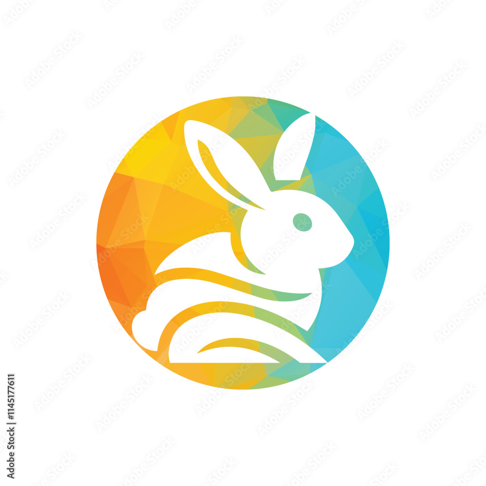 Rabbit Logo Design Vector Illustration Rabbit Logo Design Vector Illustration