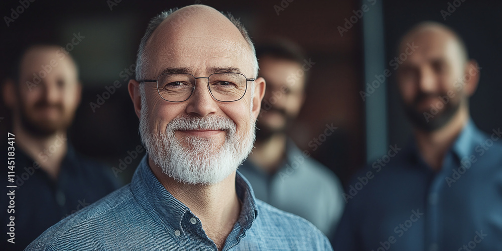 A joyful elderly man with a warm smile, surrounded by friends in a snug indoor environment, embodying the spirit of companionship and the positivity of aging gracefully. A joyful elderly man with a warm smile, surrounded by friends in a snug indoor environment, embodying the spirit of companionship and the positivity of aging gracefully.