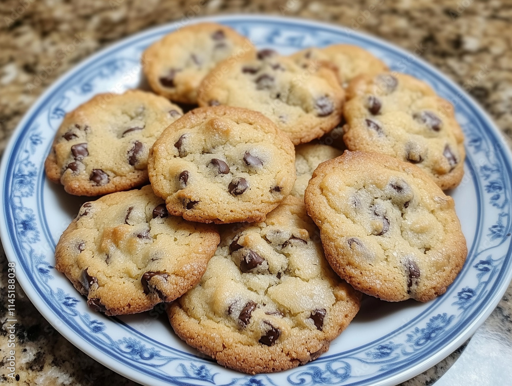 Homemade cookies with chocolate chips
Homemade cookies with chocolate chips
