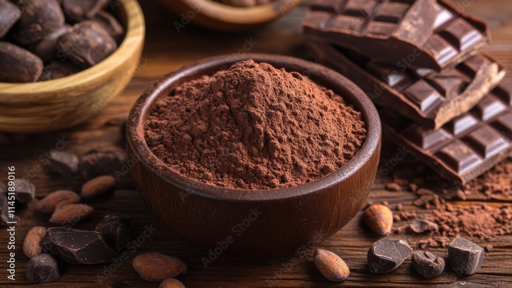Exploring the rich textures of cocoa powder and chocolate varieties Exploring the rich textures of cocoa powder and chocolate varieties