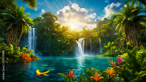 Hyper-Realistic Colorful Nature & Landscape AI-Generated HD Image