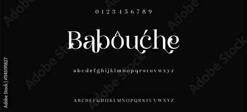 Luxury serif font in modern style, this typeface has a big set of ligatures and alternates and can be used for logos