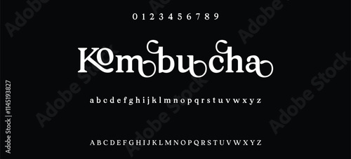 Luxury serif font in modern style, this typeface has a big set of ligatures and alternates and can be used for logos