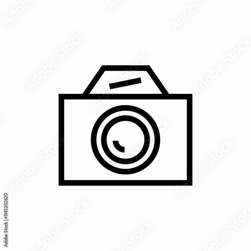 photo camera icon sign vector photo