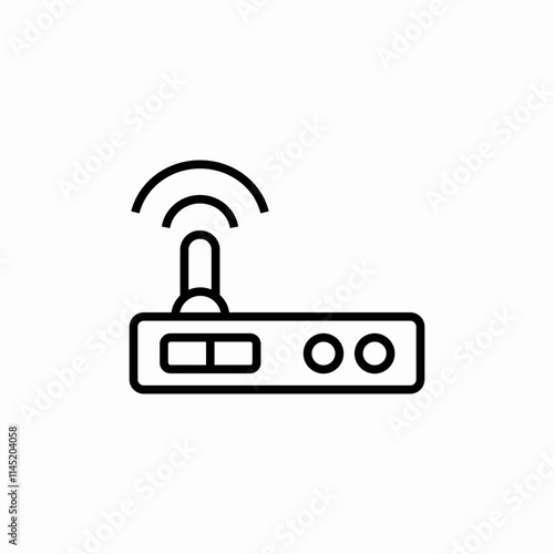 wifi router icon sign vector