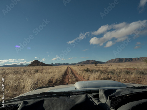 car in the desert