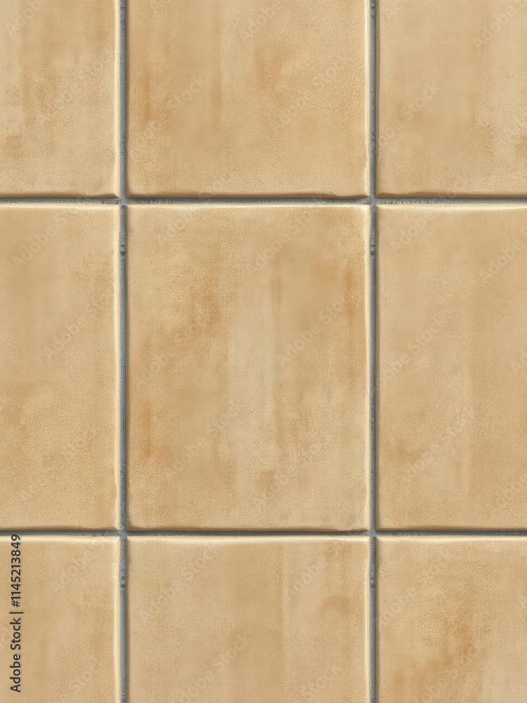 Close-up of textured ceramic tile wall, subtle grout lines, earthy tones, ceramic tile, architecture Close-up of textured ceramic tile wall, subtle grout lines, earthy tones, ceramic tile, architecture