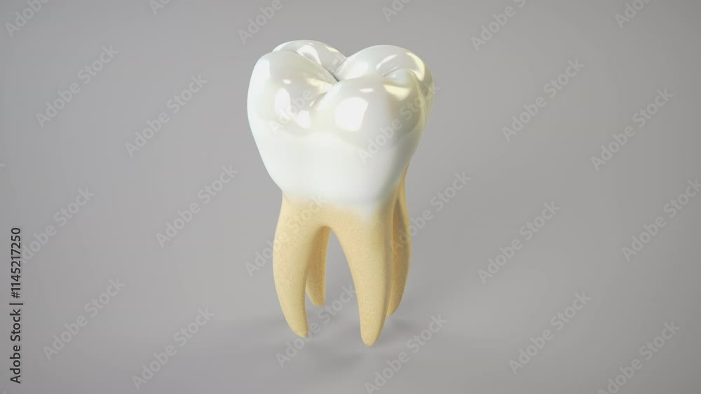 Tooth Pattern Csi Cross section anatomy of human tooth. 3d animation Stock 비디오 | Adobe Stock