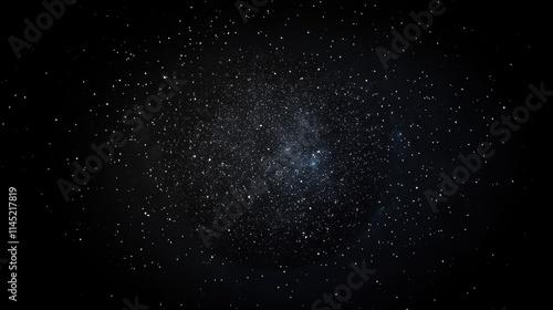 Empty dark space with little stars