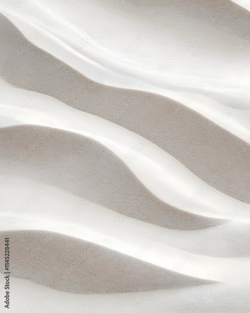 Obraz premium Abstract wavy texture in neutral tones and shades. isolated on transparent white background