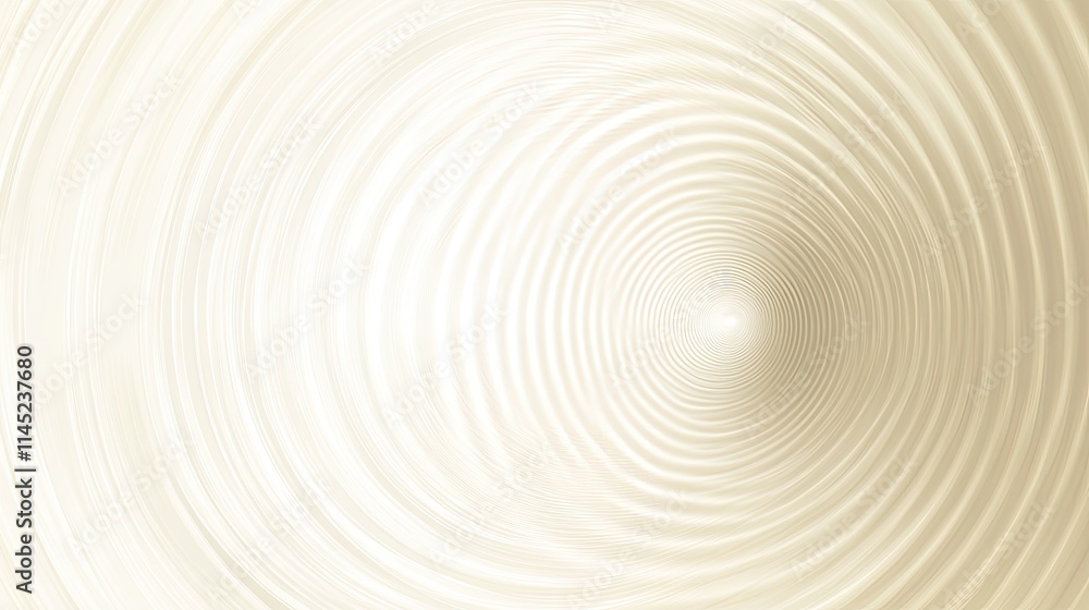 Obraz premium Soft Beige Circular Ripple Background with Gentle Waves and Texture