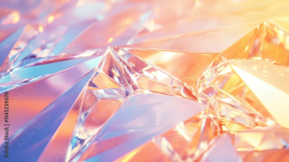 Colorful Reflections of Light on Intricate Crystal Surfaces Colorful Reflections of Light on Intricate Crystal Surfaces