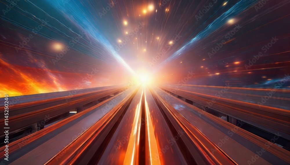 Obraz premium Warp Speed Journey Through the Multiverse An Epic SciFi Adventure Blending Action, Intrigue, and Cosmic Exploration Across Infinite Realities and Dimensions