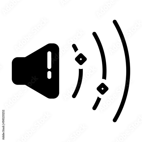 volume icon, glyph icon style