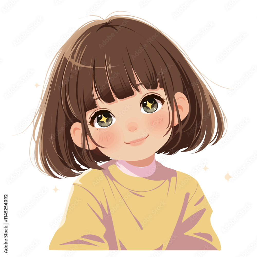 Straight with Side Part Hairstyle – A Perfect Combination of Smooth Texture, Style, and Elegance in Flat 2D Illustration
Straight with Side Part Hairstyle – A Perfect Combination of Smooth Texture, Style, and Elegance in Flat 2D Illustration