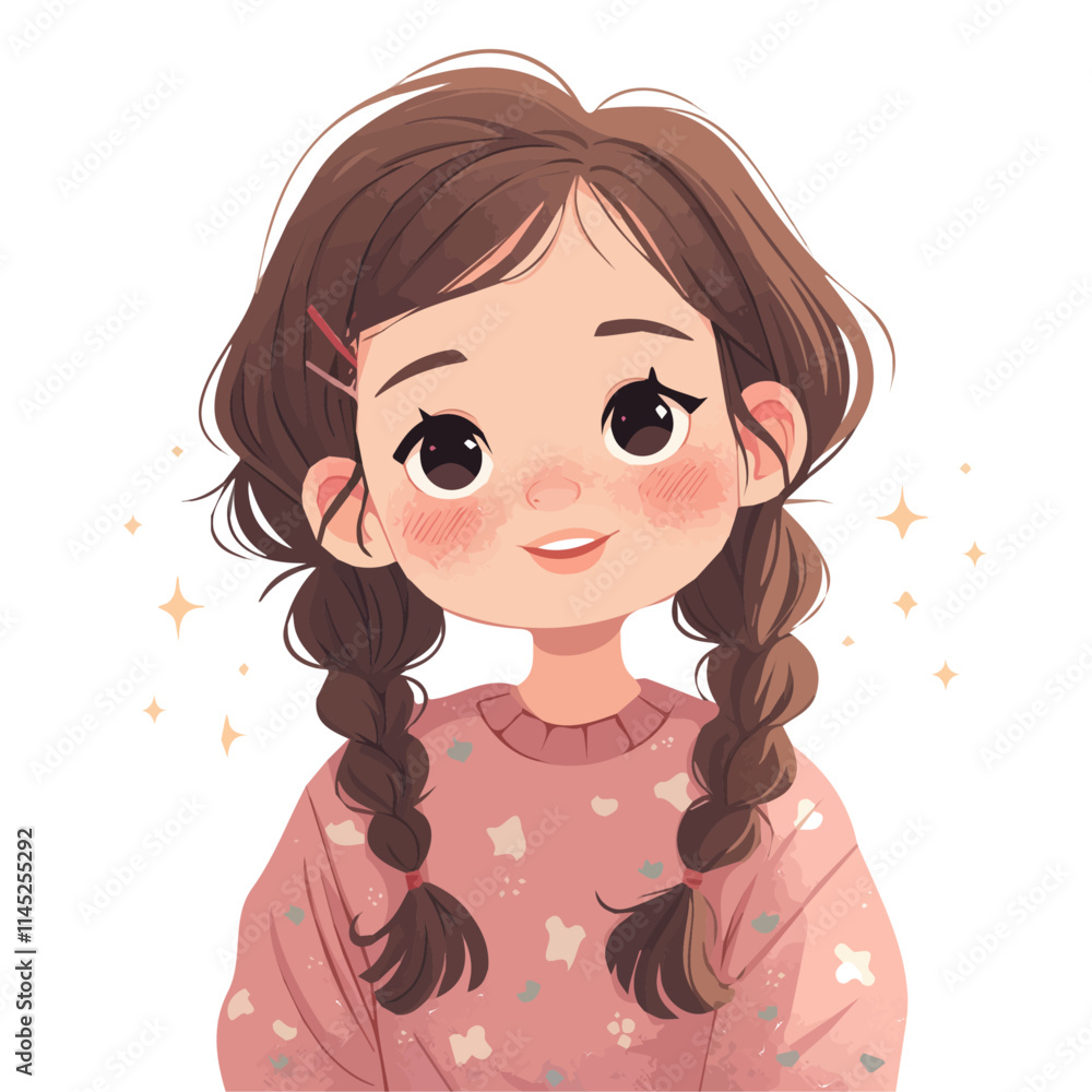 Two Fishtail Braids Hairstyle – A Unique and Elegant Vector Illustration for Creative Hair Design and Beauty
Two Fishtail Braids Hairstyle – A Unique and Elegant Vector Illustration for Creative Hair Design and Beauty