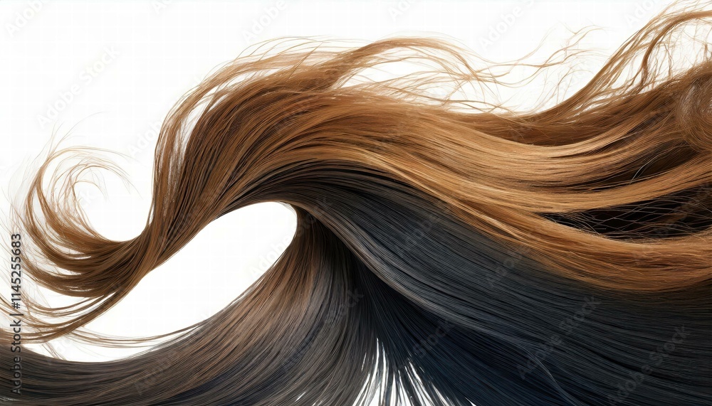 Stunning Windblown Long Wavy Hair on Isolated White Background D Illustration and Rendering, Perfect for Fashion, Beauty, and Hair Design Projects Stunning Windblown Long Wavy Hair on Isolated White Background D Illustration and Rendering, Perfect for Fashion, Beauty, and Hair Design Projects