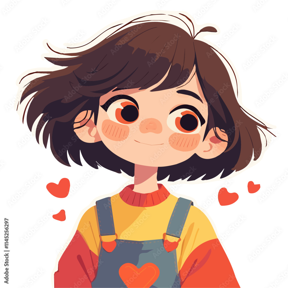 Wavy Bangs Hairstyle – A Stylish and Elegant Vector Illustration for Hair Design and Beauty
Wavy Bangs Hairstyle – A Stylish and Elegant Vector Illustration for Hair Design and Beauty