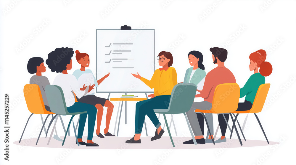 HR Manager Leading a Conflict Resolution Workshop with a Diverse Team to Foster Effective Communication and Workplace Harmony HR Manager Leading a Conflict Resolution Workshop with a Diverse Team to Foster Effective Communication and Workplace Harmony