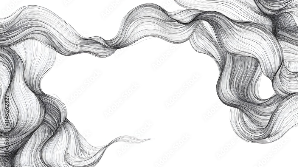 A scribble snake frame with a flowing twisting pattern creating a wave-like rectangular shape. No background. A modern and artistic vector design A scribble snake frame with a flowing twisting pattern creating a wave-like rectangular shape. No background. A modern and artistic vector design
