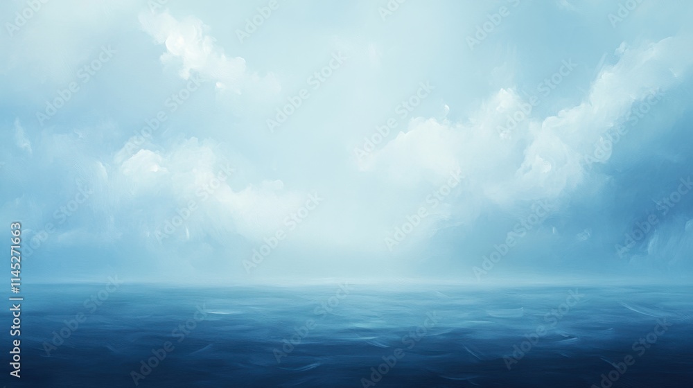 Paisaje mar tranquilo cielo azul Paisaje mar tranquilo cielo azul