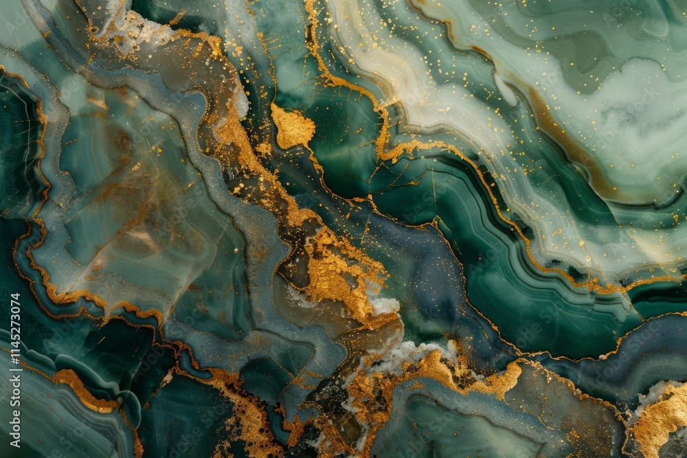 Image of Emerald green dark marble pattern with golden veins. Texture for background usage Image of Emerald green dark marble pattern with golden veins. Texture for background usage