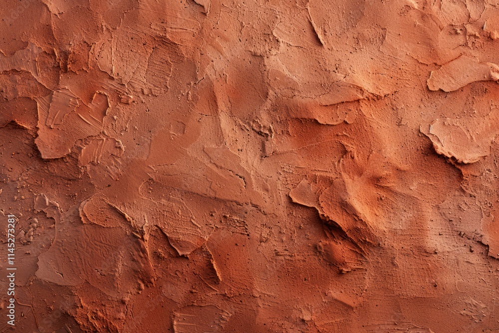 Fototapeta premium Image of Old ancient orange plaster wall. Texture for background usage