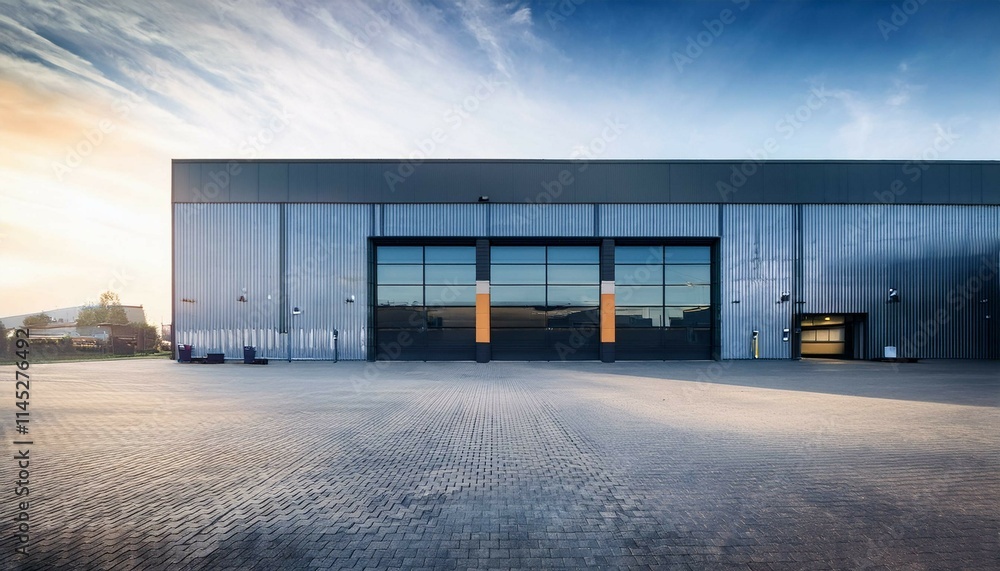 Obraz premium factory in the night