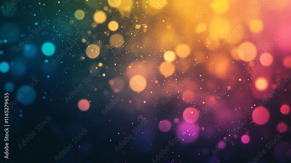 Abstract Colorful Bokeh Lights Background Image Abstract Colorful Bokeh Lights Background Image