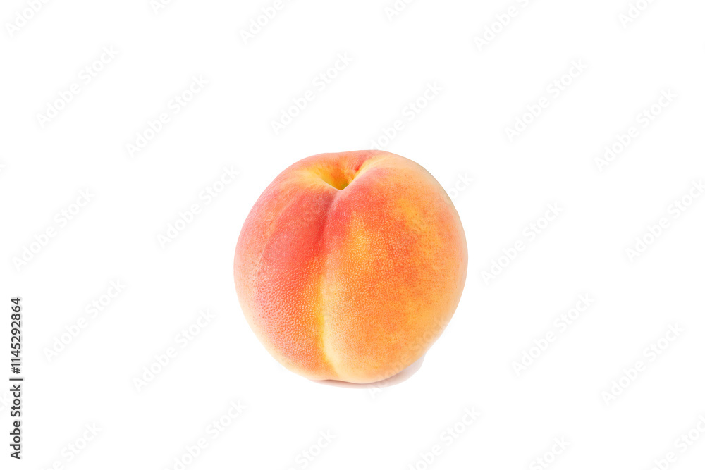 peach isolated on white peach isolated on white