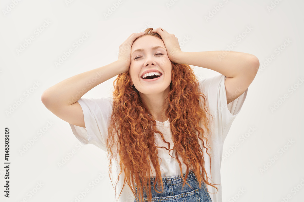 Fototapeta premium crazy with happiness