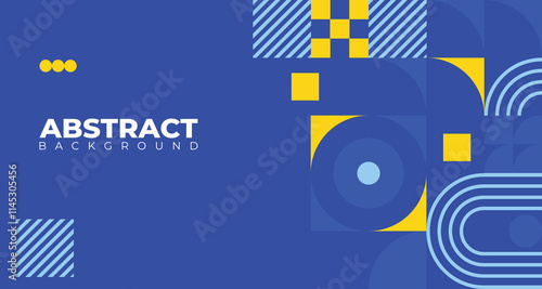 Abstract blue gradient geometric shape circle background. Modern futuristic background. Can be use for landing page, book covers, brochures, flyers, magazines, any brandings, banners, headers, present