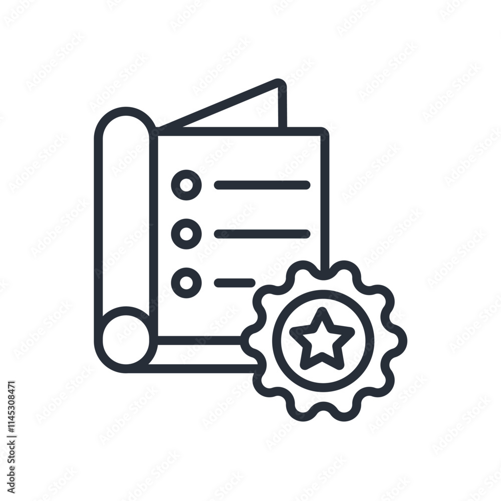 standardization icon. vector.Editable stroke.linear style sign for use web design,logo.Symbol illustration. standardization icon. vector.Editable stroke.linear style sign for use web design,logo.Symbol illustration.