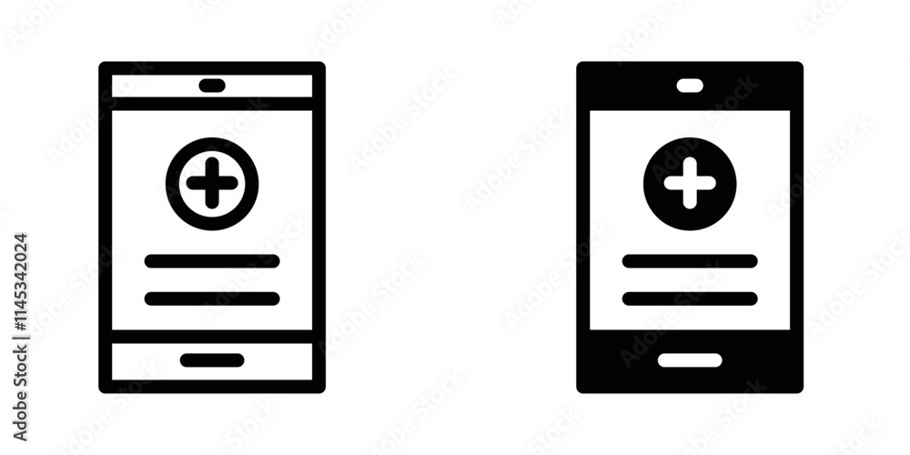 Medical Report icon design template Medical Report icon design template