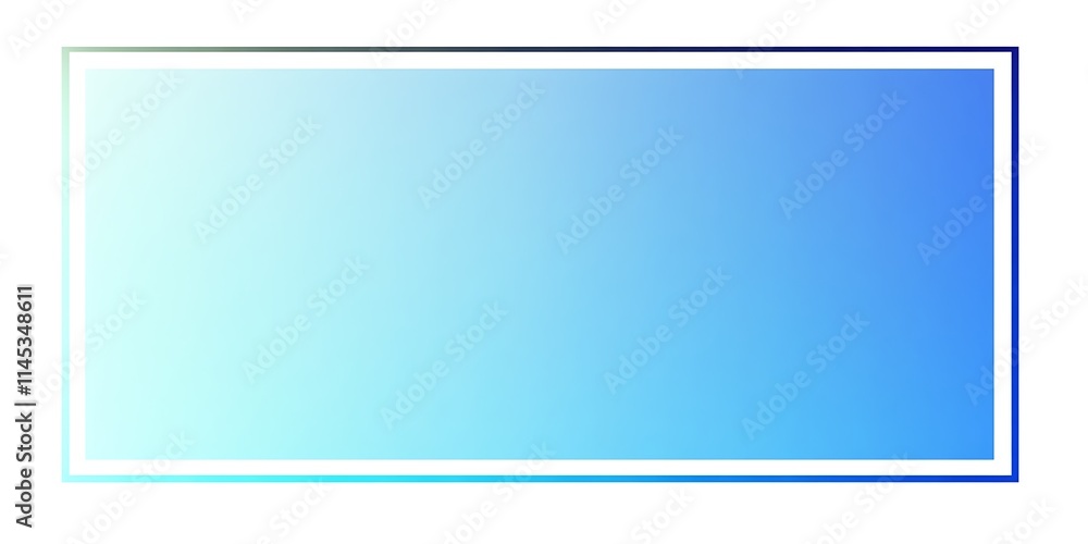 Naklejka premium Abstract Blue Gradient Background With Frame