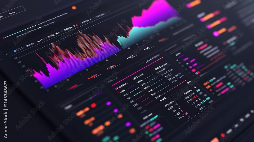 Bright and Engaging Financial Dashboard with Multicolor Visuals Bright and Engaging Financial Dashboard with Multicolor Visuals