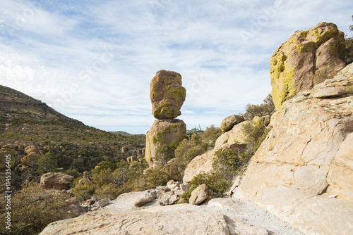 Balanced rock at Chiricahua National Monument, Arizona photo