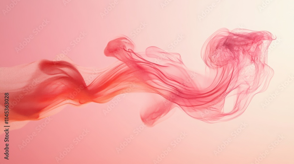 Abstract Pink and Orange Swirling Smoke Design Abstract Pink and Orange Swirling Smoke Design