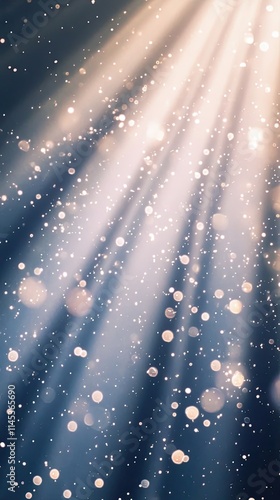 Sparkling Light Rays and Shimmering Particles