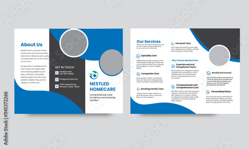 Medical And HealthCare Tri fold Brochure Template