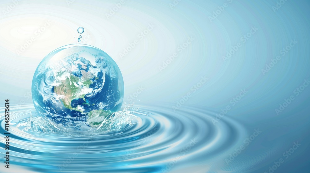 Earth's Embrace: A Watery Planet Earth's Embrace: A Watery Planet