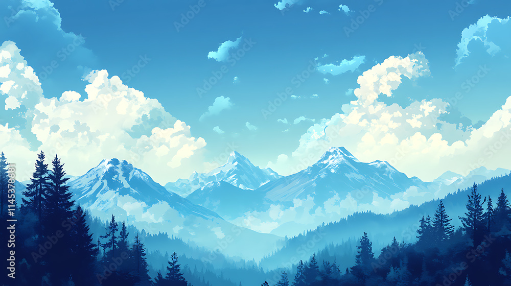 Fototapeta premium The blue sky, wallpaper, the brightness of the sky, so beautiful.