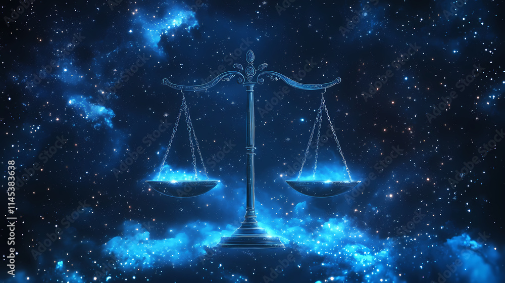 Libra, constellation. Constellation. Illustration Libra, constellation. Constellation. Illustration
