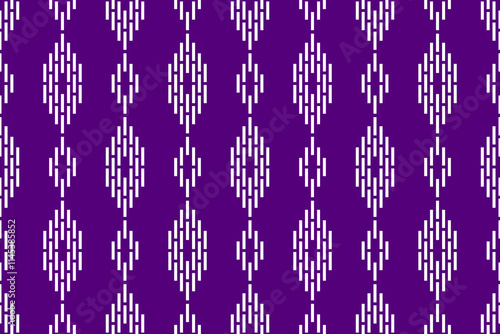 Geometric ethnic oriental seamless pattern traditional Design for background,carpet,wallpaper.clothing,wrapping,Batik fabric,Vector illustration.embroidery style - Sadu, sadou, sadow or sado