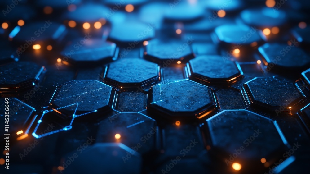Mesmerizing Blue Technological Hexagonal Abstract Background for Corporate,Financial and Tech Presentations Mesmerizing Blue Technological Hexagonal Abstract Background for Corporate,Financial and Tech Presentations
