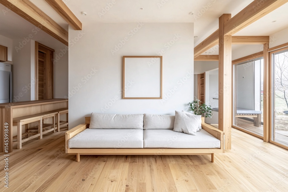 Naklejka premium modern living room