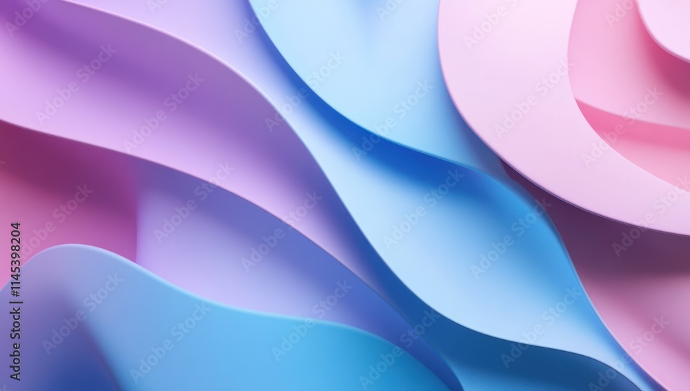 Obraz premium Abstract pastel wave background.