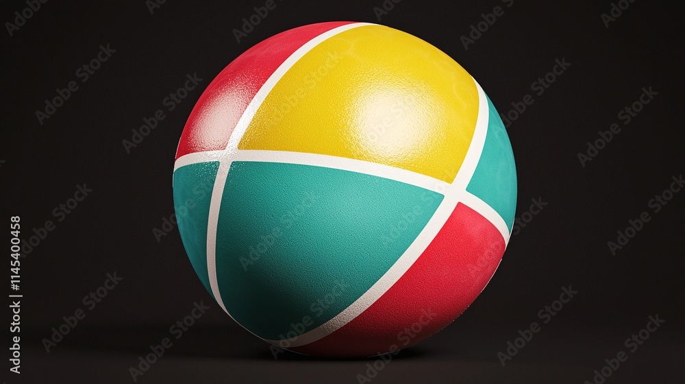 Colorful Sphere Design Geometric Abstract Ball Colorful Sphere Design Geometric Abstract Ball